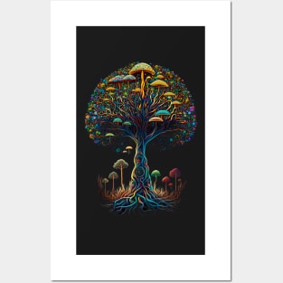 Mushroom Tree of Life Posters and Art